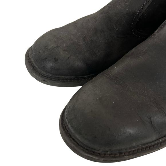 Timberland Black Leather Chelsea Boots Pull Tab Redwood Falls Sz 13 - Picture 3 of 8